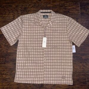 Cubavera Brown Relaxed Fit Casual Shirt